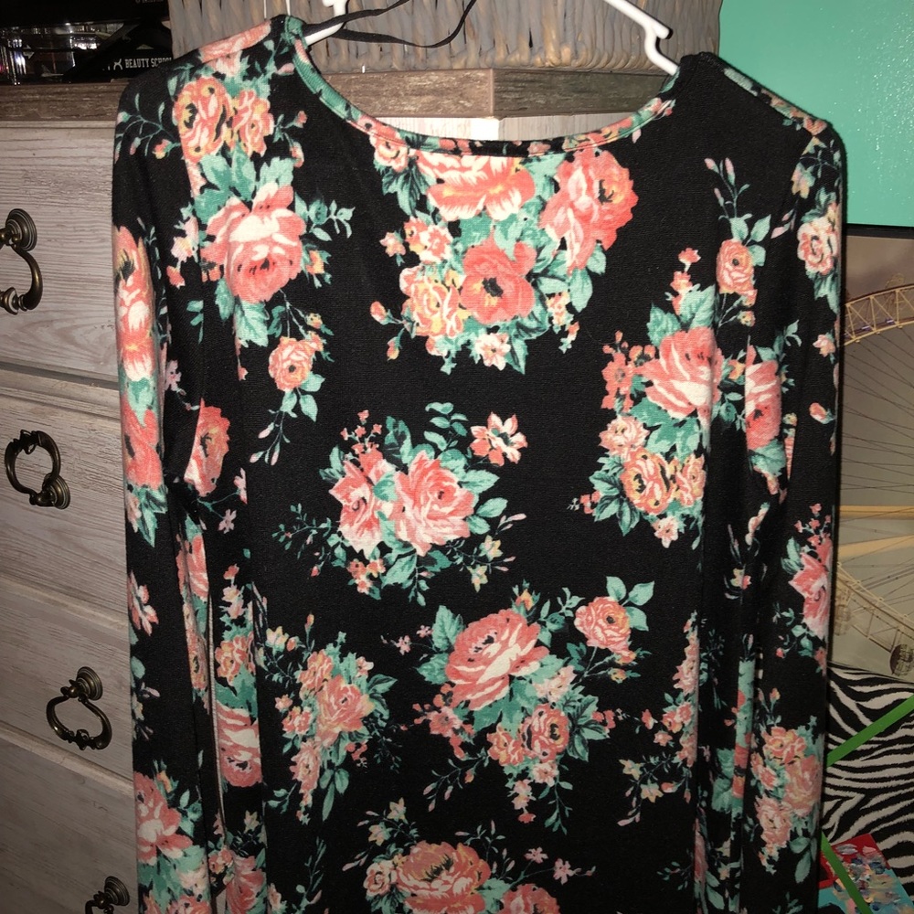 Floral sweater